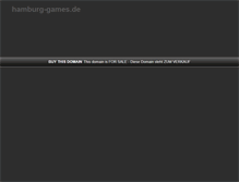 Tablet Screenshot of hamburg-games.de